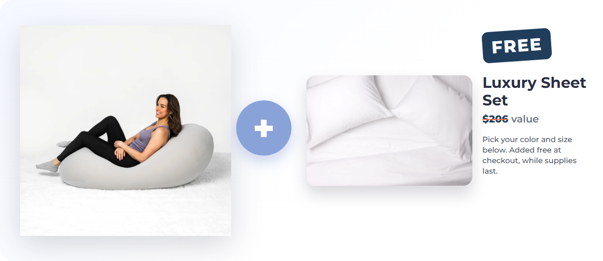 Free Luxury Sheet Set with your order